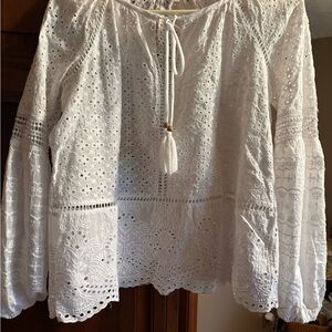 White Lace Women's Top